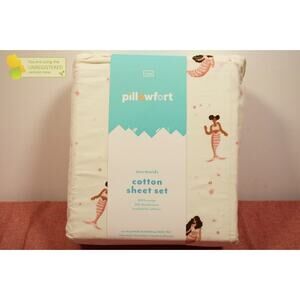 Pillowfort Twin Mermaid Cotton Kids' Sheet Set*